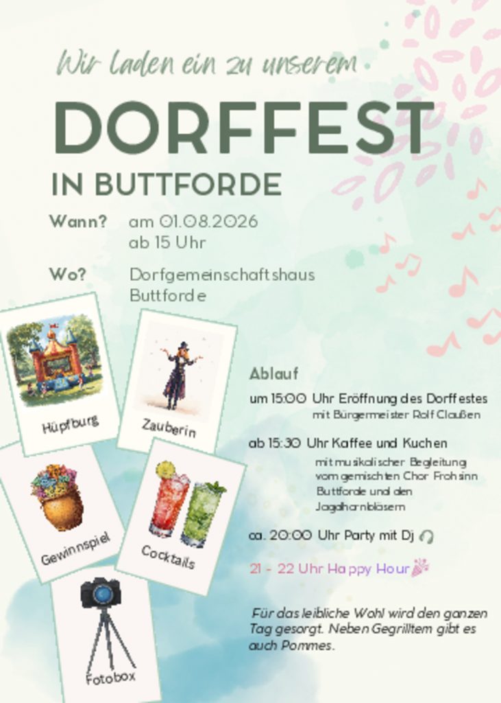 Flyer Dorffest