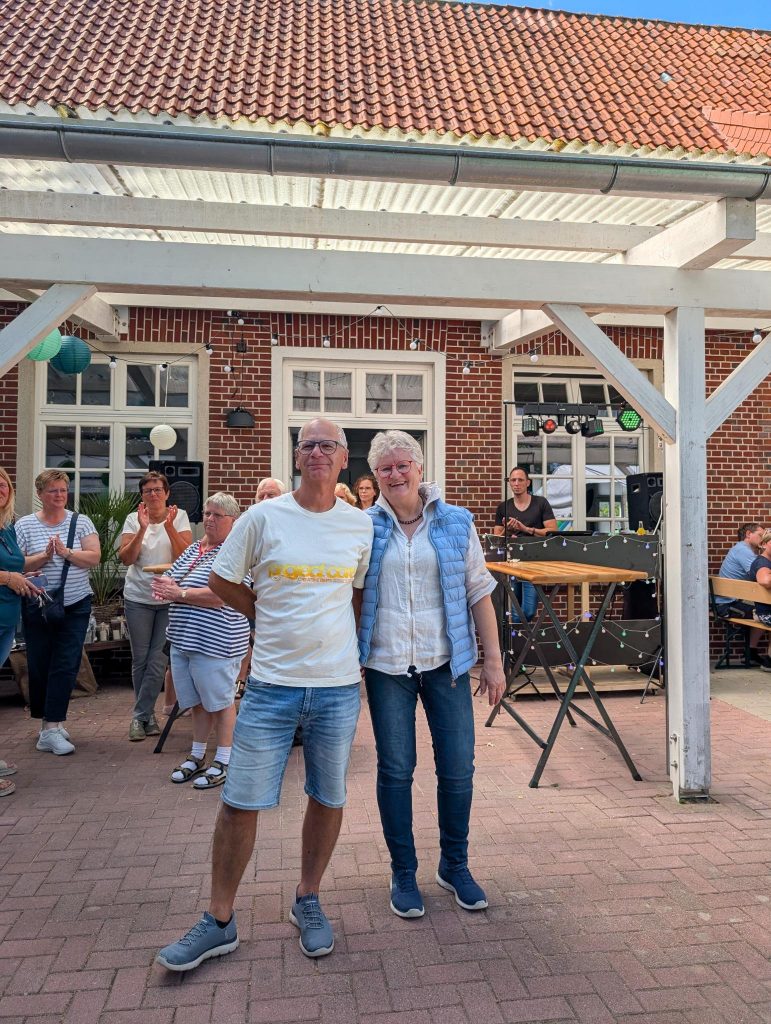 Die Ortsvorsteher Ralf und Karin Haberland